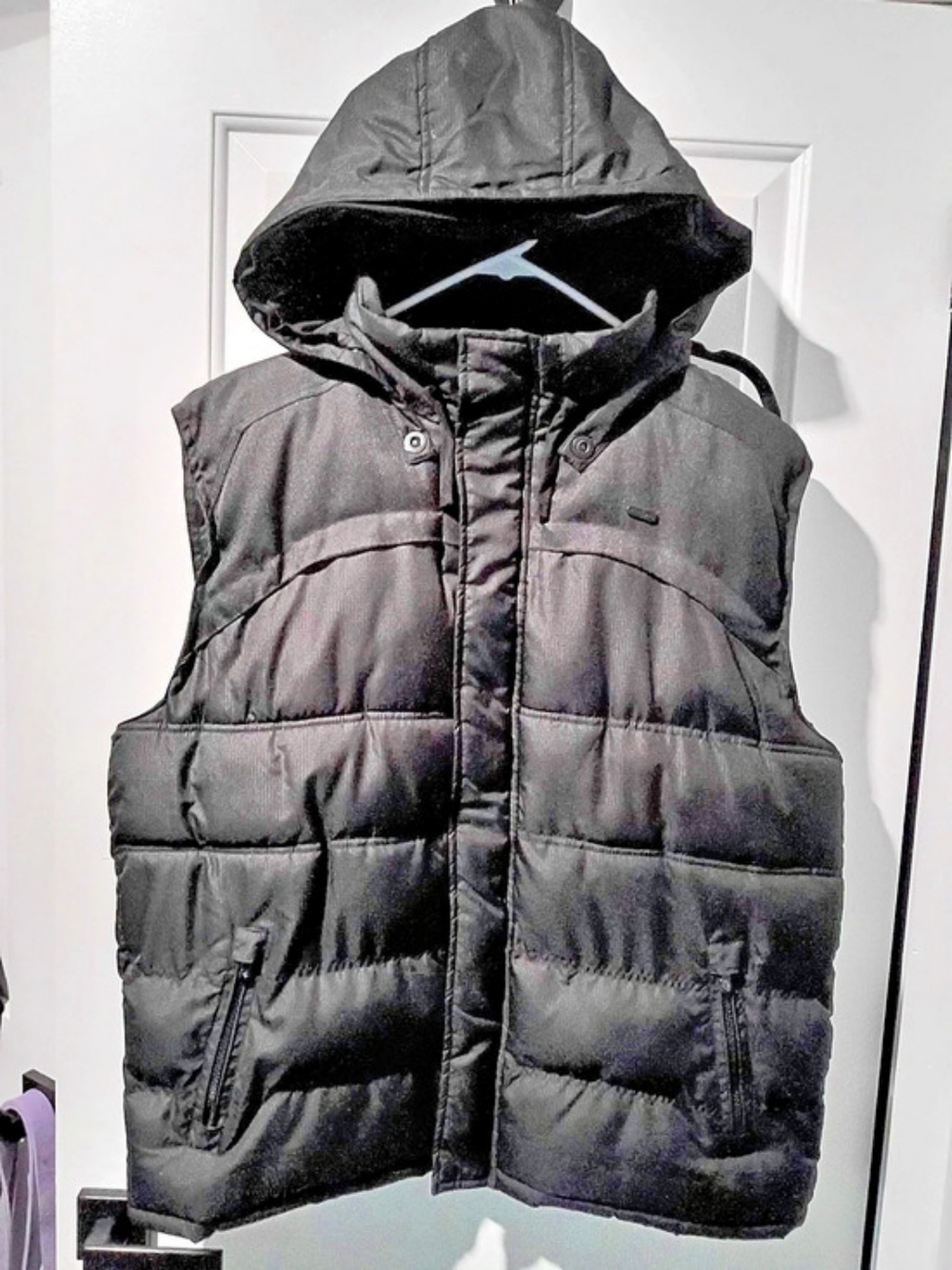 Rocawear Classic Hooded Puffer Vest Black XL